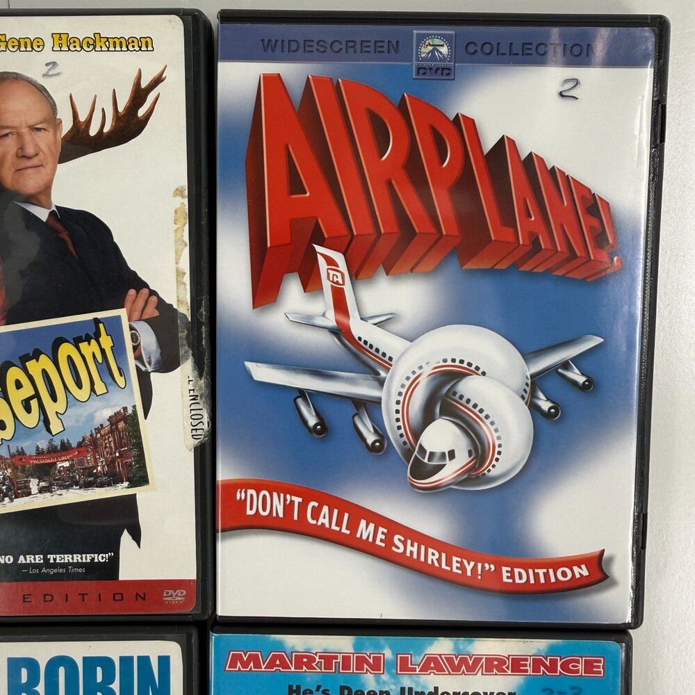 Comedy DVD Lot Airplane Robin Williams Big Mommas House Mooseport - Picture 5 of 9